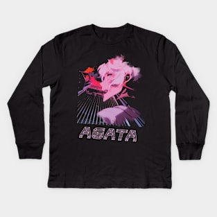 Kiznaiver ''AGATA'' V1 Kids Long Sleeve T-Shirt